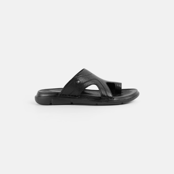 Mochi Men Black Casual Slippers (SKU: 16-1429-11-40)