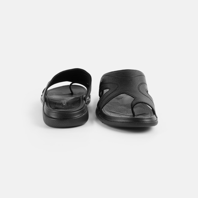 Mochi Men Black Casual Slippers (SKU: 16-1429-11-40)