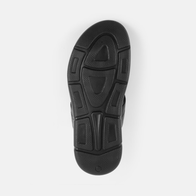 Mochi Men Black Casual Slippers (SKU: 16-1429-11-40)