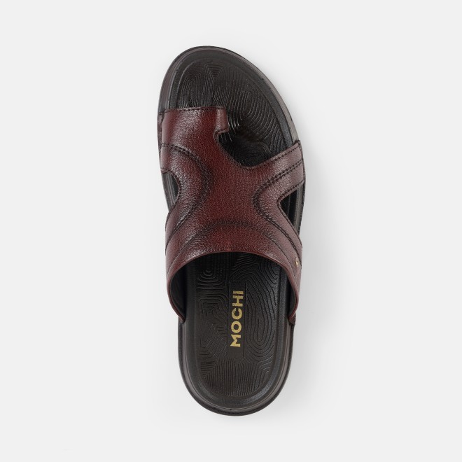 Mochi Men Wine Casual Slippers (SKU: 16-1429-58-40)