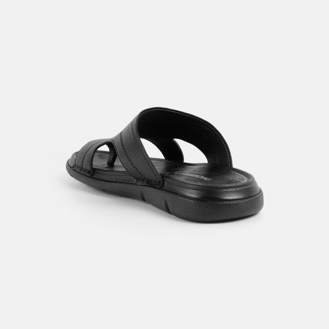 Mochi Men Black Casual Slippers (SKU: 16-1429-11-40)