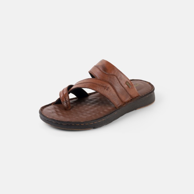 Mochi Men Tan Casual Slippers (SKU: 16-1430-23-40)