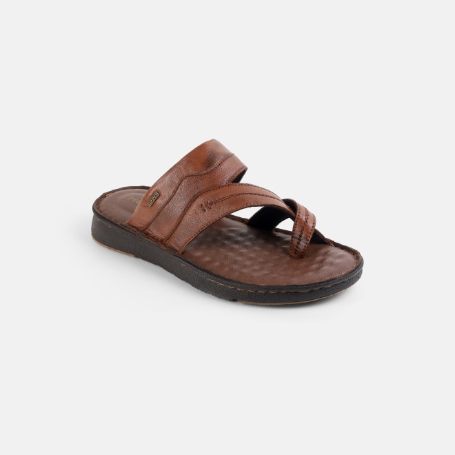 Mochi Men Tan Casual Slippers (SKU: 16-1430-23-40)