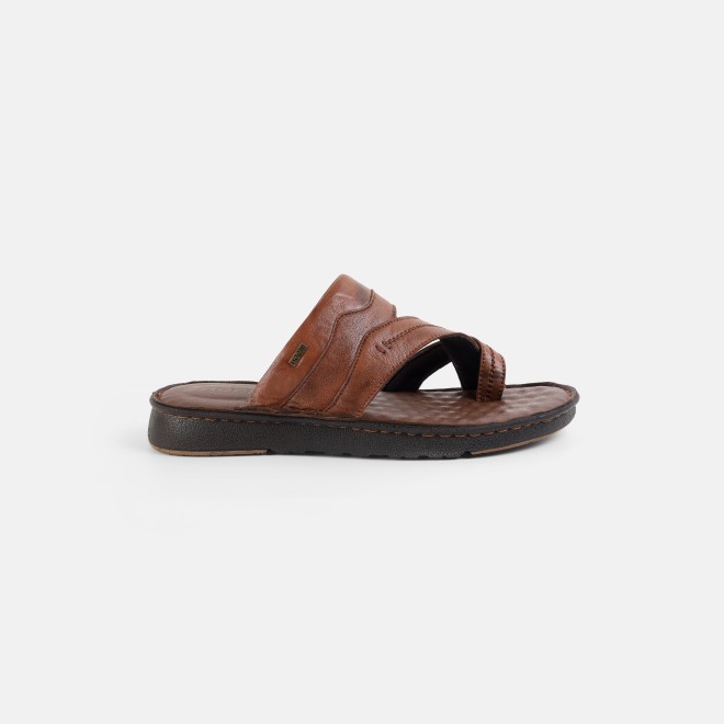 Mochi Men Tan Casual Slippers (SKU: 16-1430-23-40)