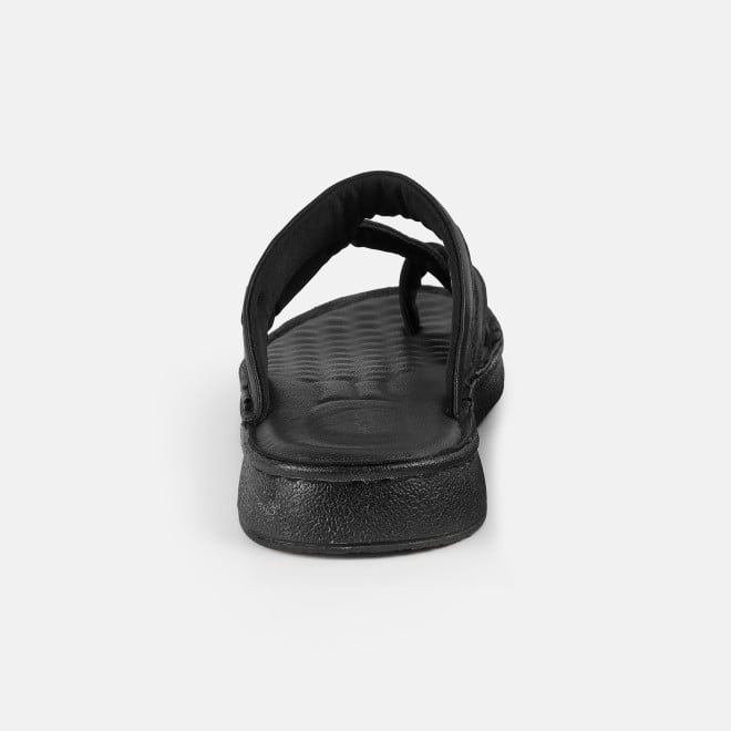 Mochi Men Black Casual Slippers (SKU: 16-1430-11-40)