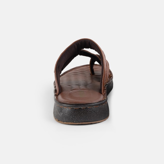 Mochi Men Tan Casual Slippers (SKU: 16-1430-23-40)