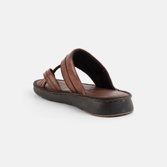Mochi Men Tan Casual Slippers (SKU: 16-1430-23-40)