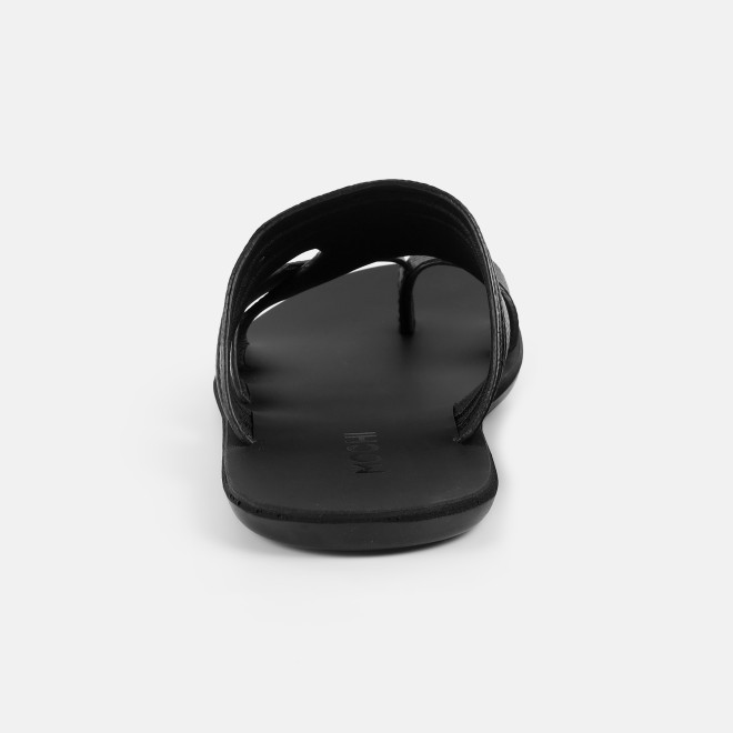 Mochi Men Black Casual Slippers (SKU: 16-1440-11-39)