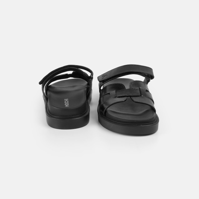 Mochi Men Black Casual Slippers (SKU: 16-1449-11-40)