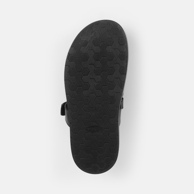 Mochi Men Black Casual Slippers (SKU: 16-1449-11-40)
