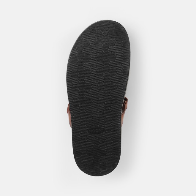 Mochi Men Tan Casual Slippers (SKU: 16-1449-23-40)