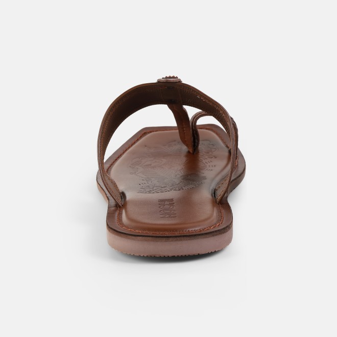 Mochi Men Tan Ethnic Kolhapuris (SKU: 16-1454-23-39)