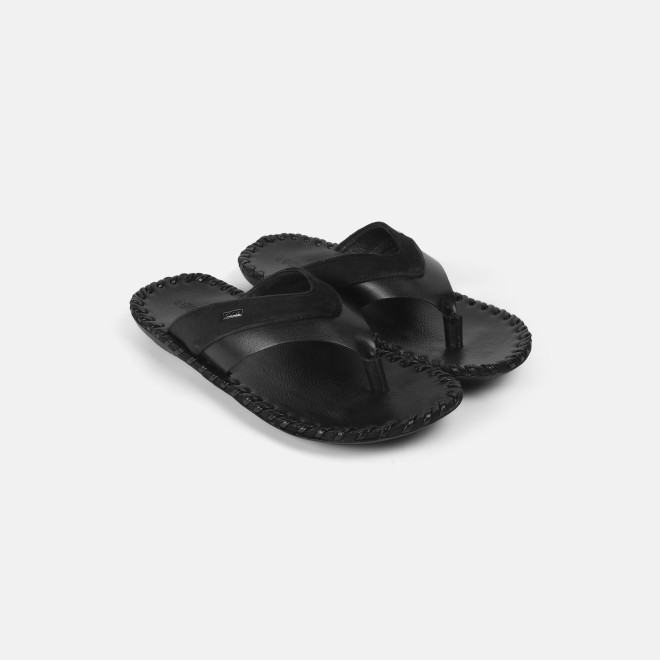 Mochi Men Black Casual Slippers (SKU: 16-2-11-40) Mochi Men Black Casual Slippers (SKU: 16-2-11-40)