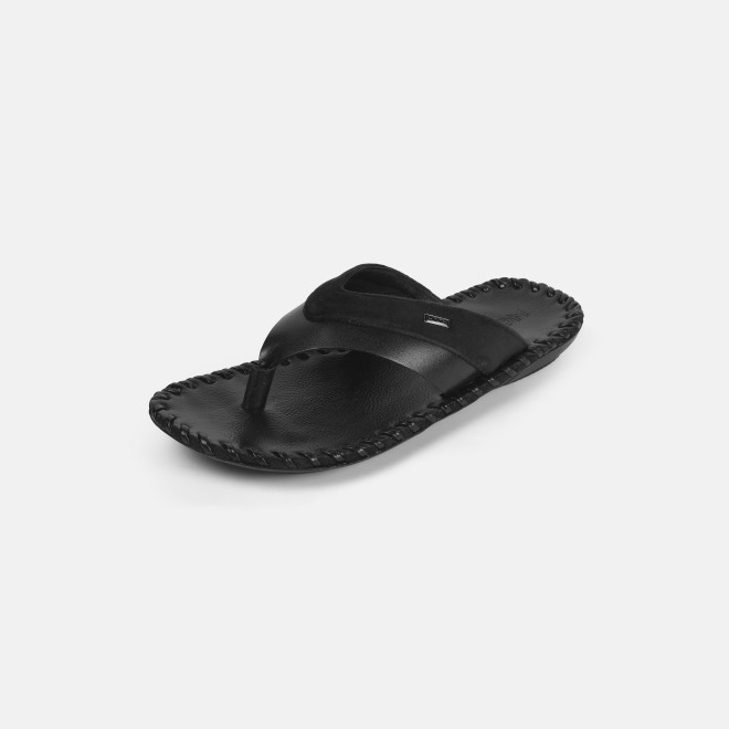 Mochi Men Black Casual Slippers (SKU: 16-2-11-40) Mochi Men Black Casual Slippers (SKU: 16-2-11-40)