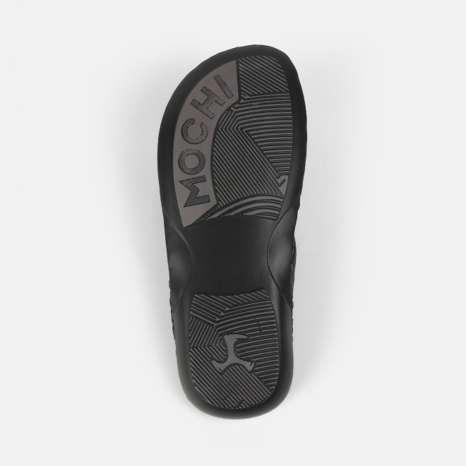 Mochi Men Black Casual Slippers (SKU: 16-2-11-40) Mochi Men Black Casual Slippers (SKU: 16-2-11-40)