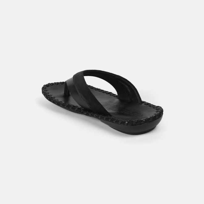Mochi Men Black Casual Slippers (SKU: 16-2-11-40) Mochi Men Black Casual Slippers (SKU: 16-2-11-40)