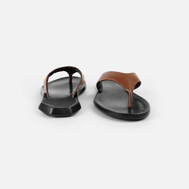 Mochi Men Tan Casual Slippers (SKU: 16-204-23-40)