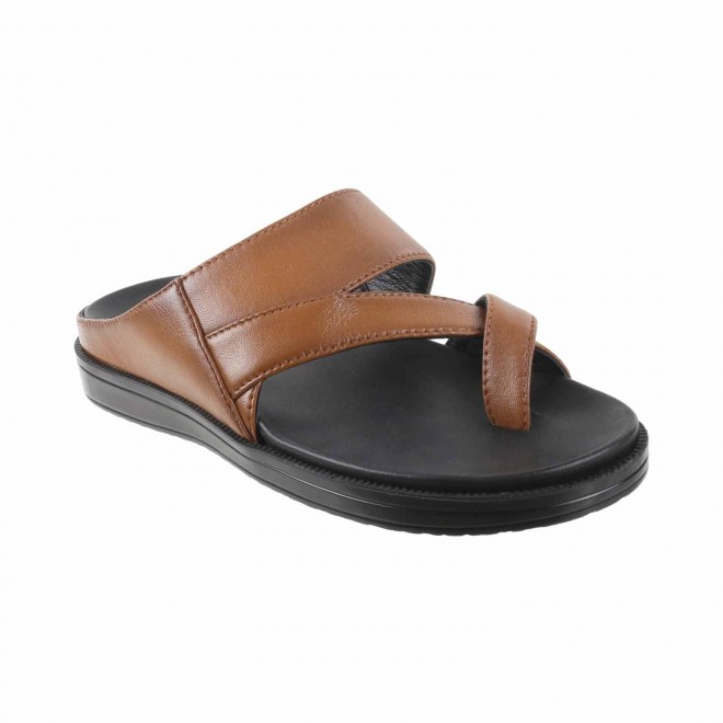 Mochi Men Tan Casual Slippers (SKU: 16-251-23-40)