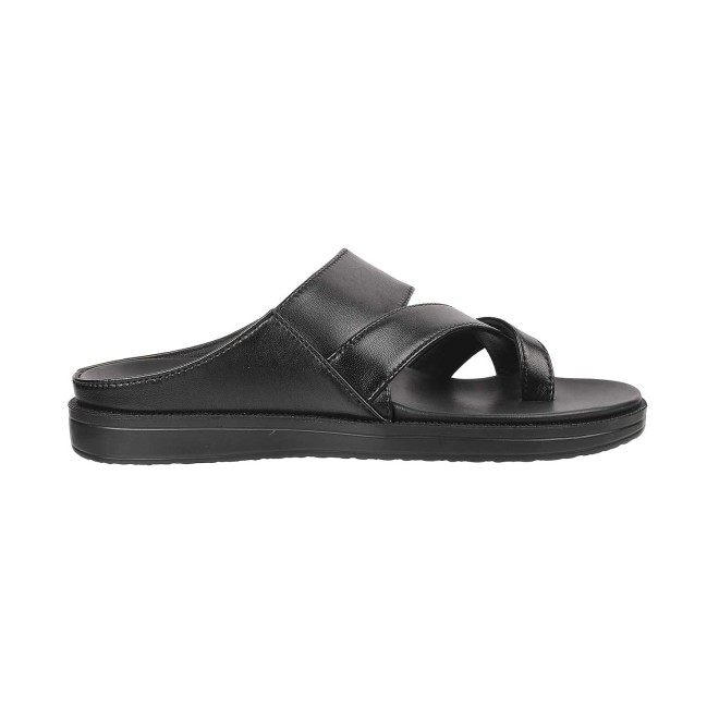 Mochi Men Black Casual Slippers (SKU: 16-251-11-40)