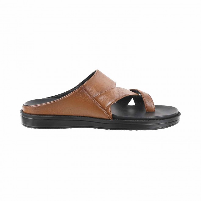 Mochi Men Tan Casual Slippers (SKU: 16-251-23-40)