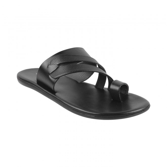 Mochi Men Black Casual Slippers (SKU: 16-263-11-40)