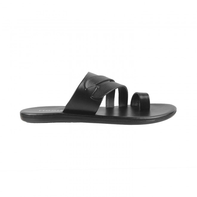 Mochi Men Black Casual Slippers (SKU: 16-263-11-40)