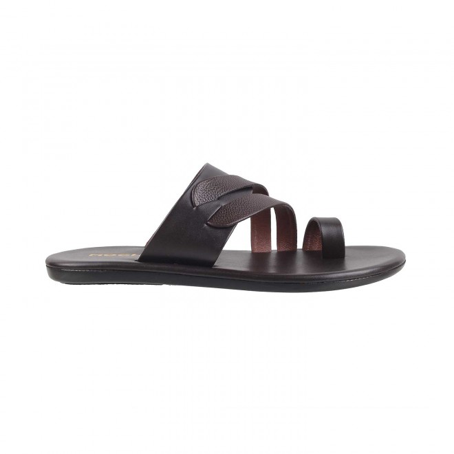 Mochi Men Brown Casual Slippers (SKU: 16-263-12-40)