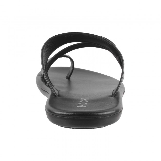 Mochi Men Black Casual Slippers (SKU: 16-263-11-40)