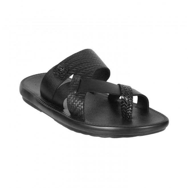Mochi Men Black Casual Slippers (SKU: 16-335-11-40)