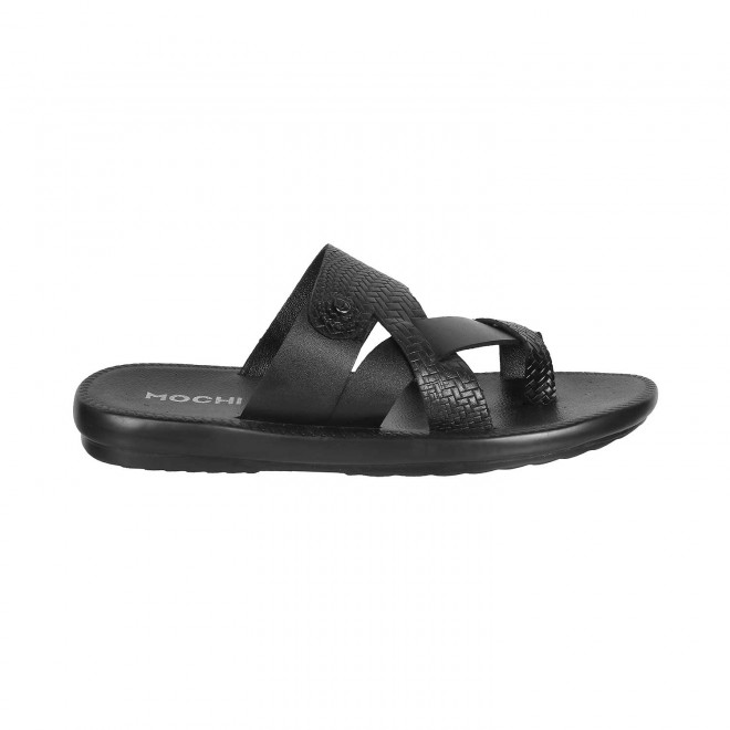 Mochi Men Black Casual Slippers (SKU: 16-335-11-40)