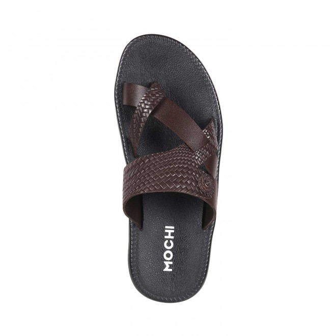 Mochi Men Brown Casual Slippers (SKU: 16-335-12-40) Mochi Men Brown Casual Slippers (SKU: 16-335-12-40)