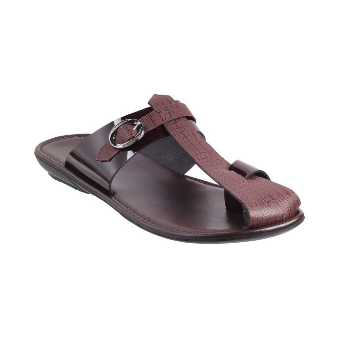 Mochi Men Brown Casual Slippers (SKU: 16-340-12-40)