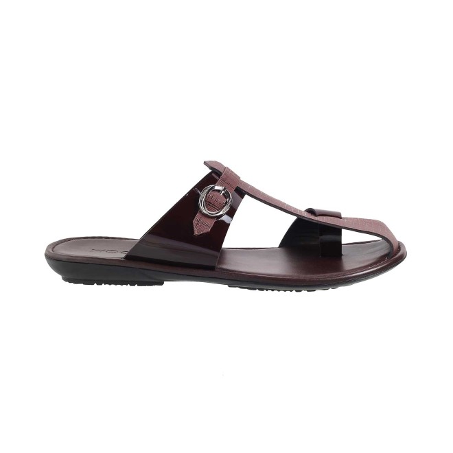 Mochi Men Brown Casual Slippers (SKU: 16-340-12-40)