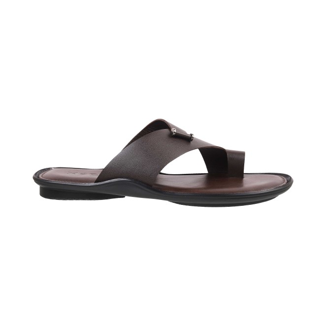Mochi Men Brown Casual Slippers (SKU: 16-346-12-40)