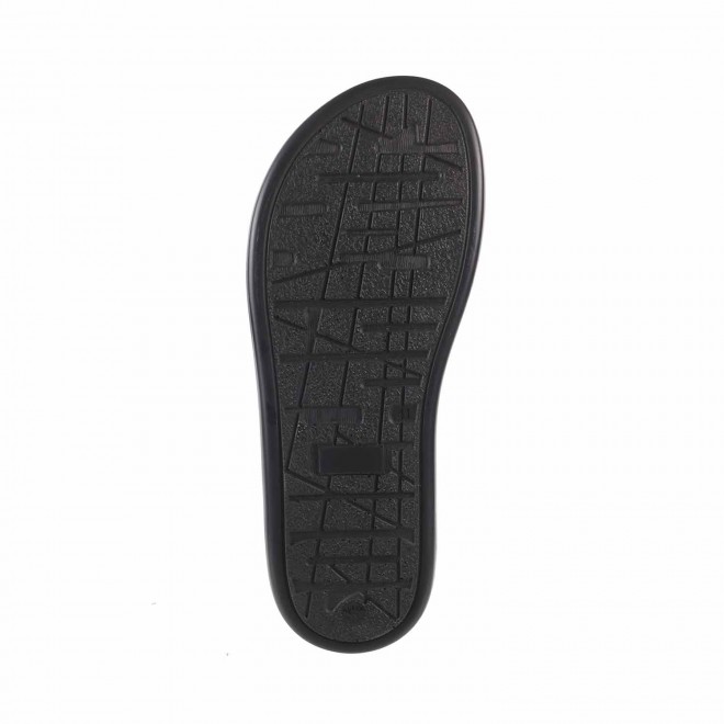 Mochi Men Black Casual Slippers (SKU: 16-371-11-41)