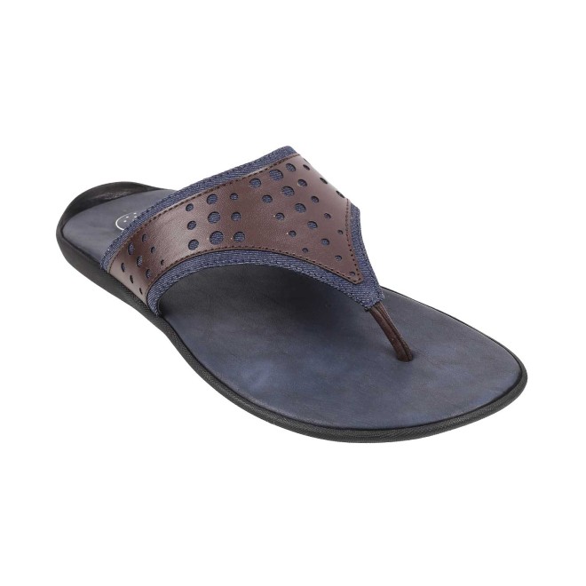 Mochi Men Brown Casual Slippers (SKU: 16-423-12-40)