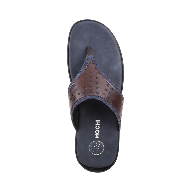 Mochi Men Brown Casual Slippers (SKU: 16-423-12-40)