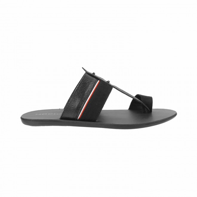 Mochi Men Black Ethnic Slippers (SKU: 16-455-11-40)