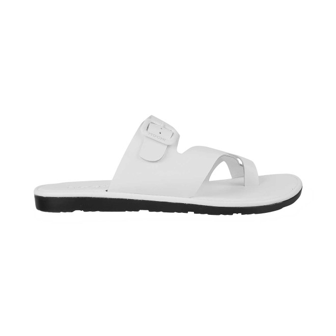 Mochi Men White Casual Slippers (SKU: 16-519-16-40)