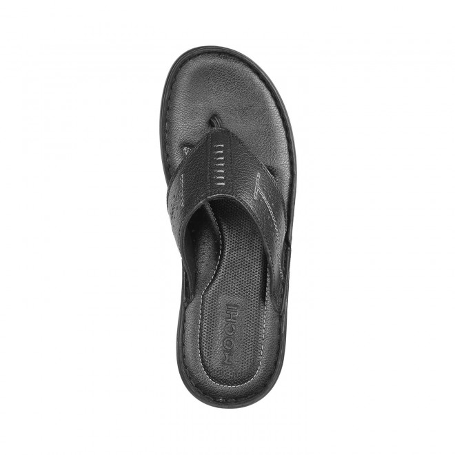 Mochi Men Black Casual Slippers (SKU: 16-580-11-40) Mochi Men Black Casual Slippers (SKU: 16-580-11-40)