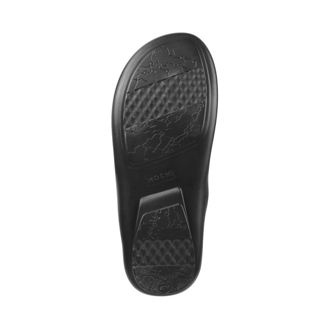 Mochi Men Black Ethnic Slippers (SKU: 16-637-11-40)