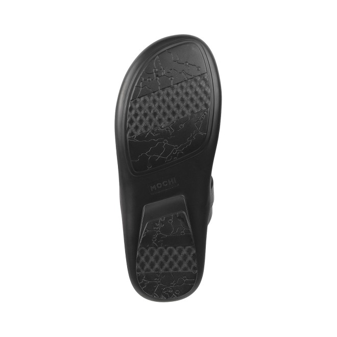 Mochi Men Black Casual Slippers (SKU: 16-638-11-40)