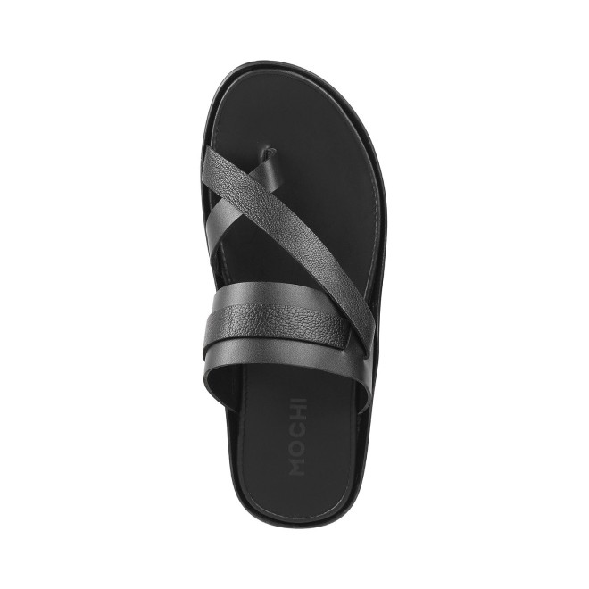Mochi Men Black Casual Slippers (SKU: 16-638-11-40)