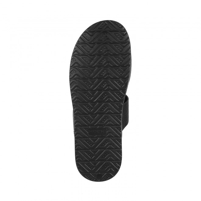 Mochi Men Black Casual Slippers (SKU: 16-658-11-40)