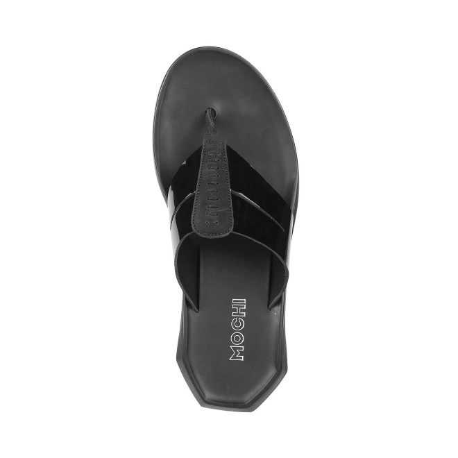 Mochi Men Black Casual Slippers (SKU: 16-745-11-40)