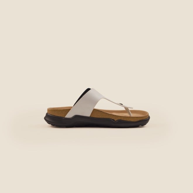 Mochi Men White-Blue Casual Slippers (SKU: 16-753-56-40)