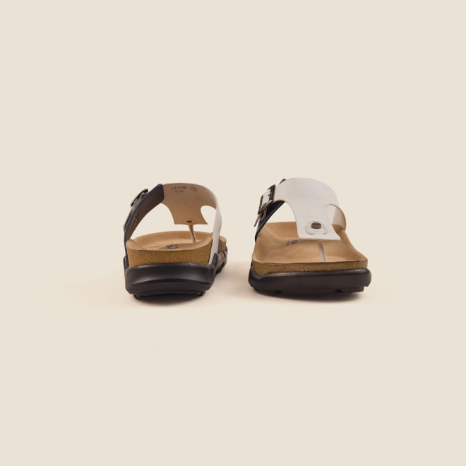 Mochi Men White-Blue Casual Slippers (SKU: 16-753-56-40)