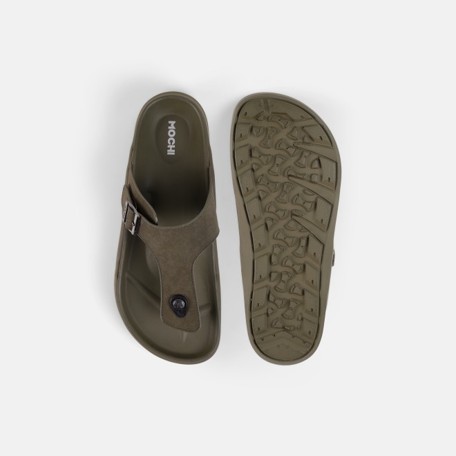 Mochi Men Green Casual Slippers (SKU: 16-753-21-42) Mochi Men Green Casual Slippers (SKU: 16-753-21-42)