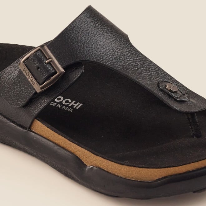 Mochi Men Black Casual Slippers (SKU: 16-753-11-40) Mochi Men Black Casual Slippers (SKU: 16-753-11-40)