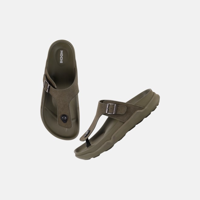 Mochi Men Green Casual Slippers (SKU: 16-753-21-42) Mochi Men Green Casual Slippers (SKU: 16-753-21-42)